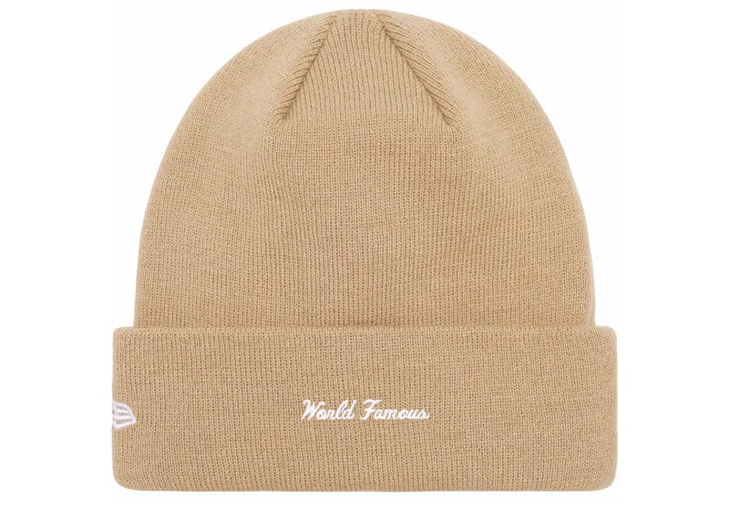 Supreme New Era Box Logo Beanie (FW23) Dark Sand