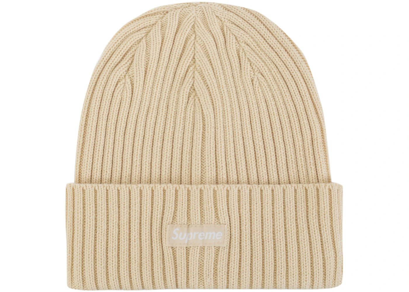 Supreme Overdyed Beanie (SS24) Light Tan