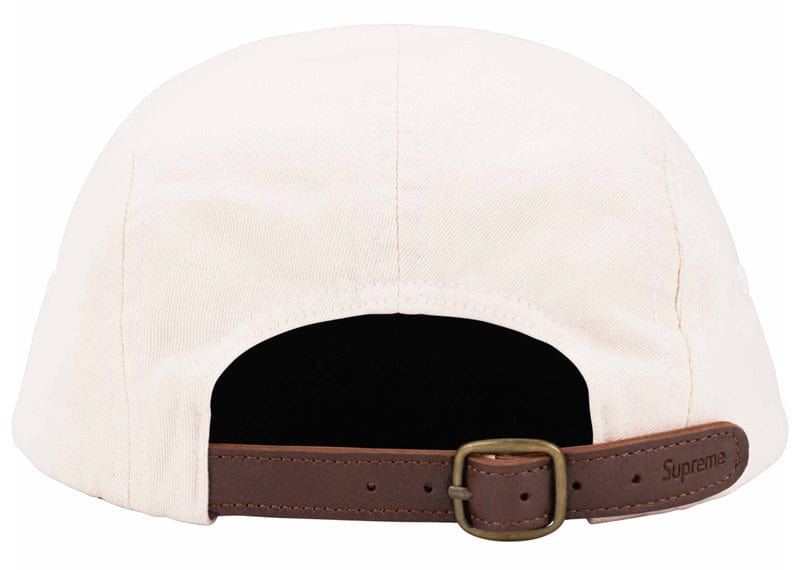 Supreme Washed Chino Twill Camp Cap (SS24) Natural