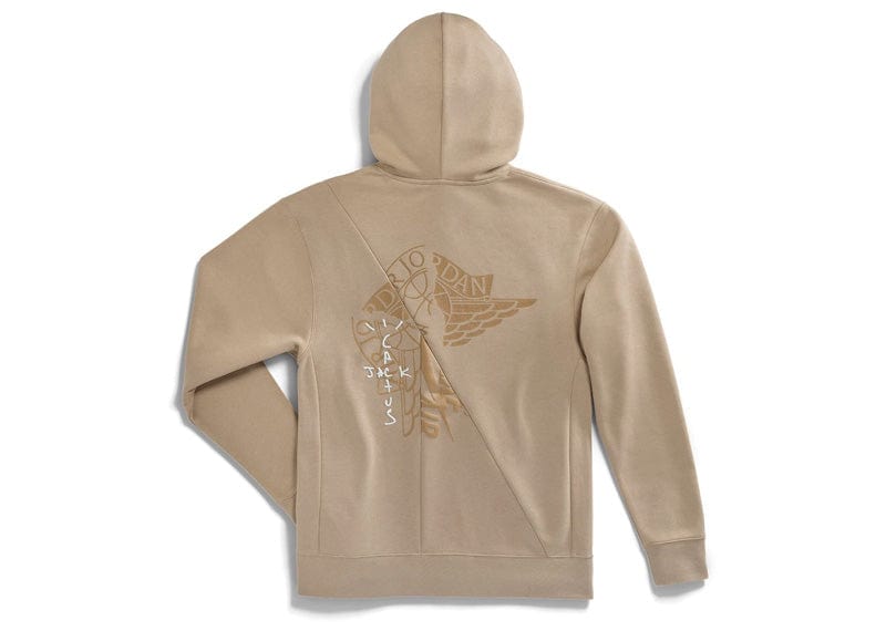 Travis Scott Cactus Jack x Jordan Pullover Hoodie (Asia Sizing) Khaki/University Red