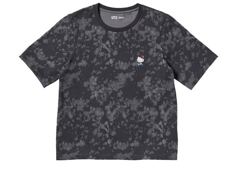 Uniqlo x Hello Kitty 50th Anniversary Dark Grey Tie Dye Tee