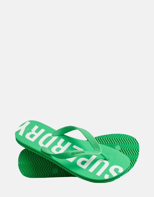 Superdry Essential Flip Flop Bright Green