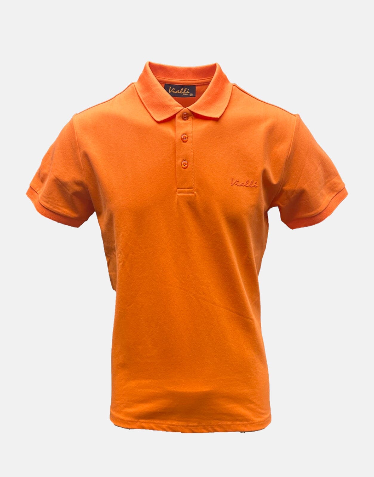 Vialli Dollar Orange Polo Shirt