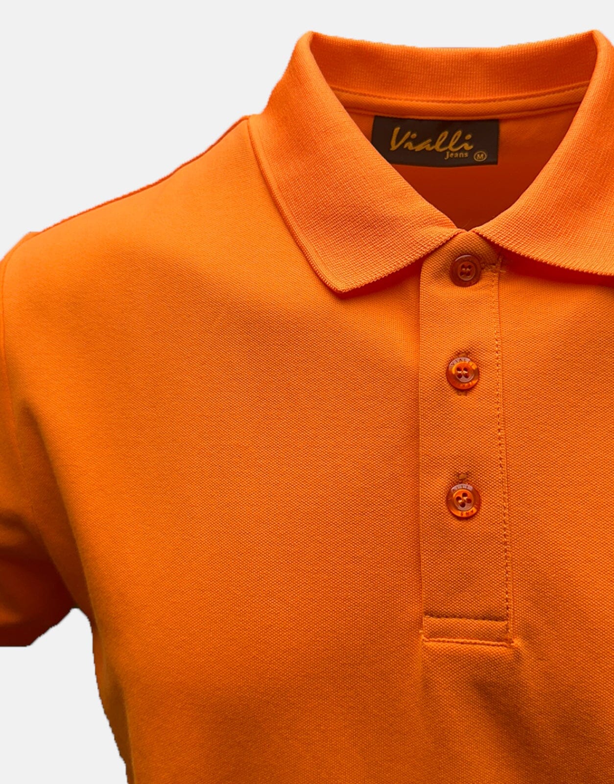 Vialli Dollar Orange Polo Shirt