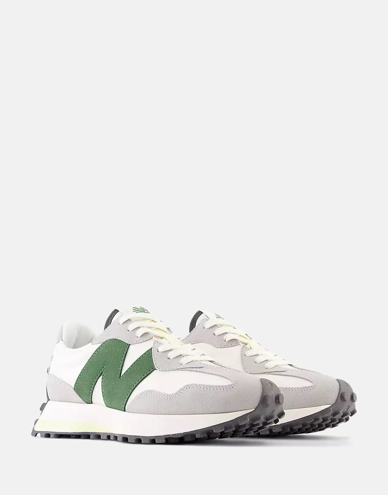 New Balance 327 White/Green Sneakers